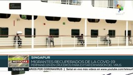 Singapur: migrantes recuperados de la Covid-19 permanecen aislados