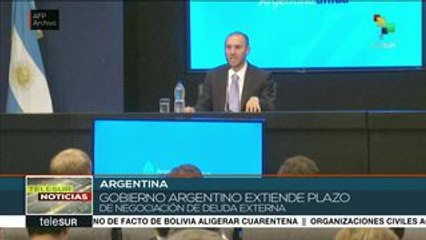 Argentina: Gob. extiende plazos para renegociar su deuda externa