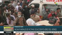 Pakistán: realizan funerales de víctimas del accidente aéreo