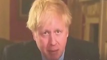 Boris Johnson diffuse un message depuis un camion dans les rues de Londres