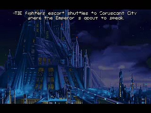 Origial LucasArts Star Wars TIE Fighter intro MS-DOS