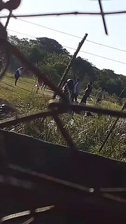 Campeonato de fútbol en el barrio El Timbó