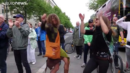 Grupos minoritarios contra el confinamiento en Alemania