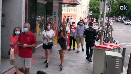 Nueva jornada de protestas en la calle de Ferraz