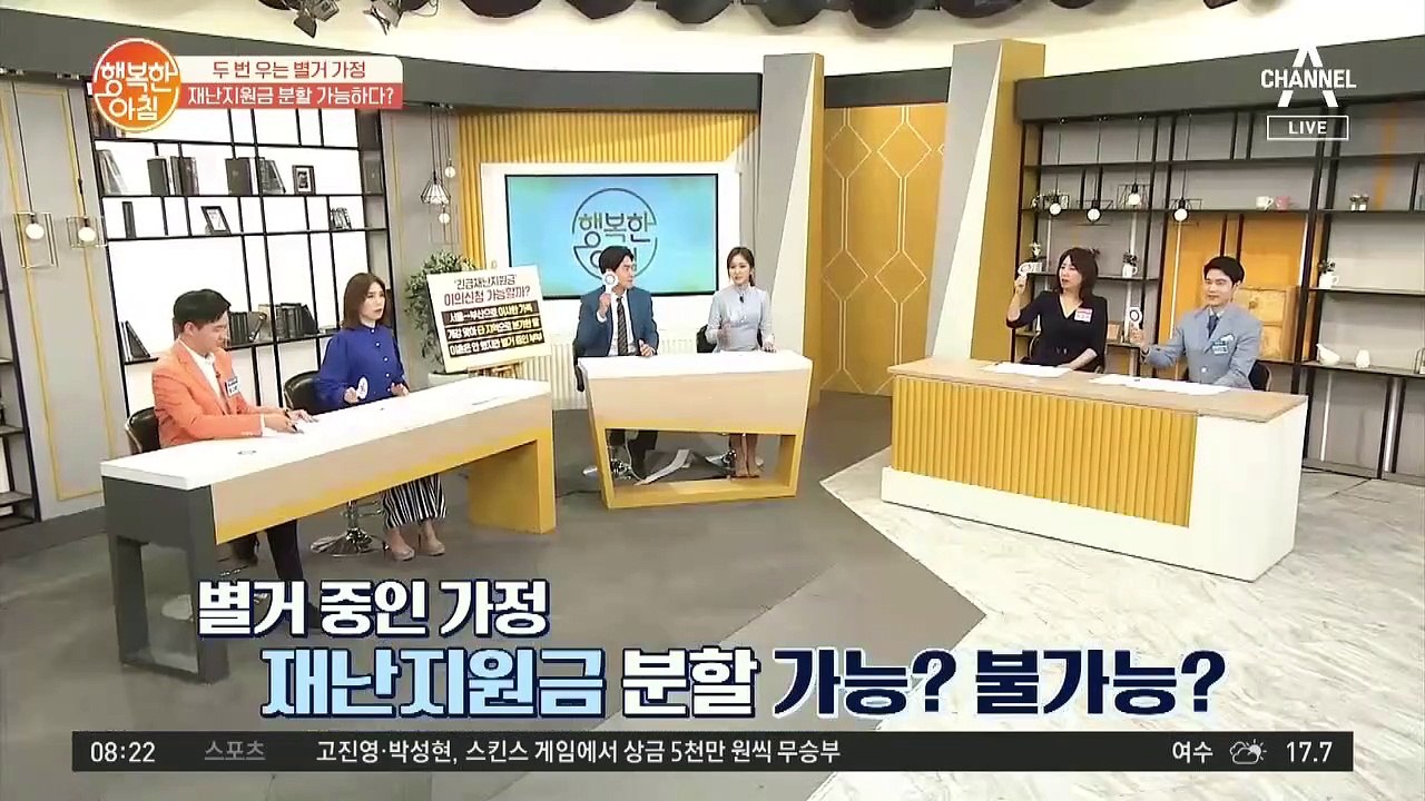 이혼은 안 했지만 별거 중인 부부, 재난지원금 분할 가능? 불가능?