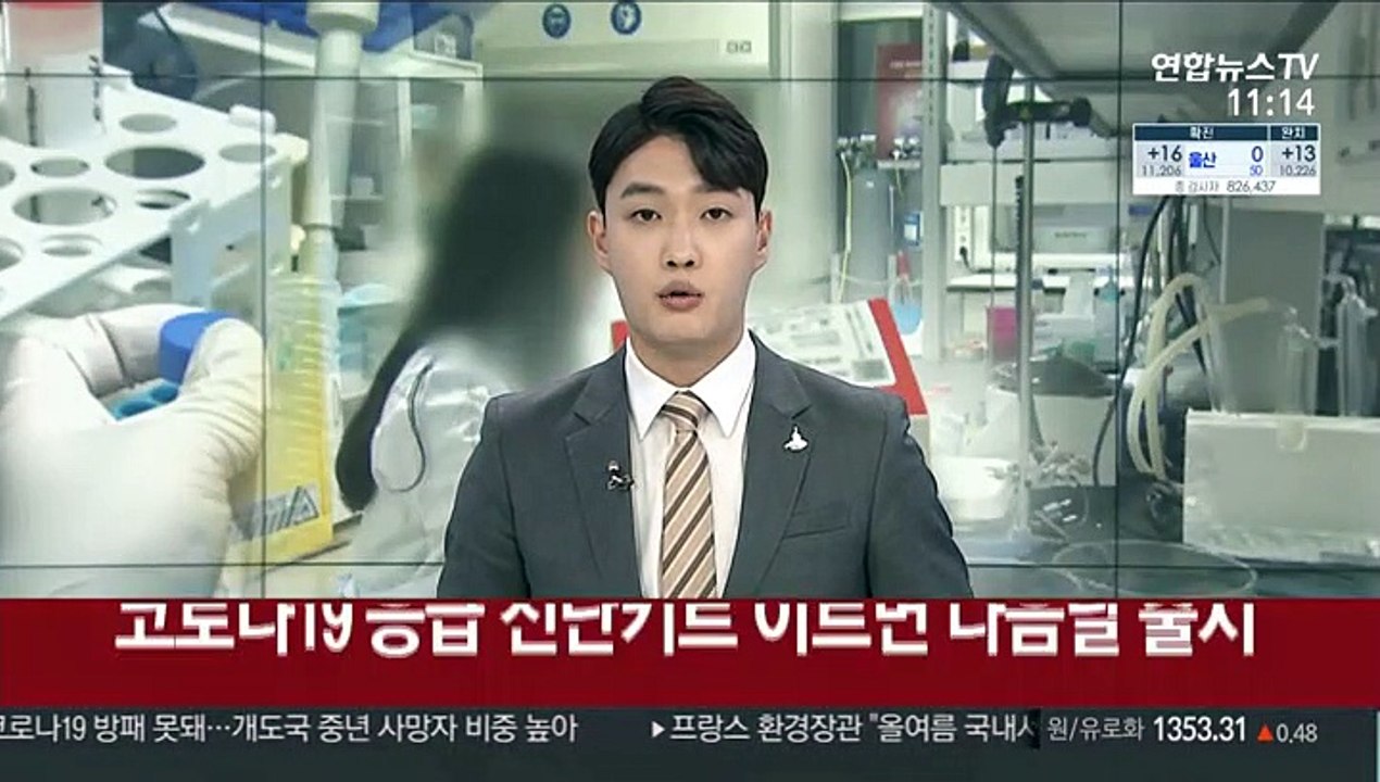 코로나19 응급 진단키트 이르면 다음 달 출시