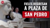 Fieles regresan a Plaza de San Pedro para la bendición papal