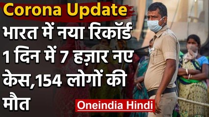 Coronavirus:India में मरीजों की संख्या 1 लाख 38 हजार के पार, एक दिन में 6977 नए केस | वनइंडिया हिंदी