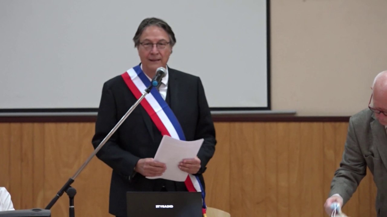 Discours de Patrick farcy, Maire de Villecresnes, au conseil municipal d'installation le 23 mai 2020