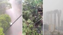 Watch Citizens Post Videos Of Heavy Rain Strong Winds Lashes Bengaluru
