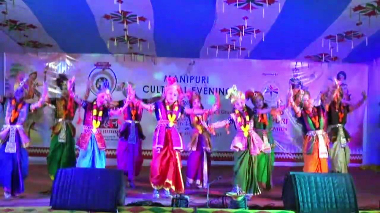 Manipuri Festival 2019। Dance based on Dashavatar। Cultural Program in Juri Chhoto Dhamai