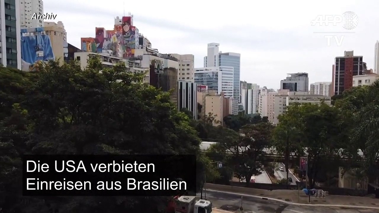 USA verbieten Einreisen aus Brasilien
