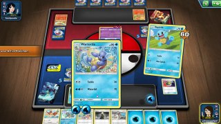 Torrential Cannon vs Relentless Flame (Pokemon TCG Online)