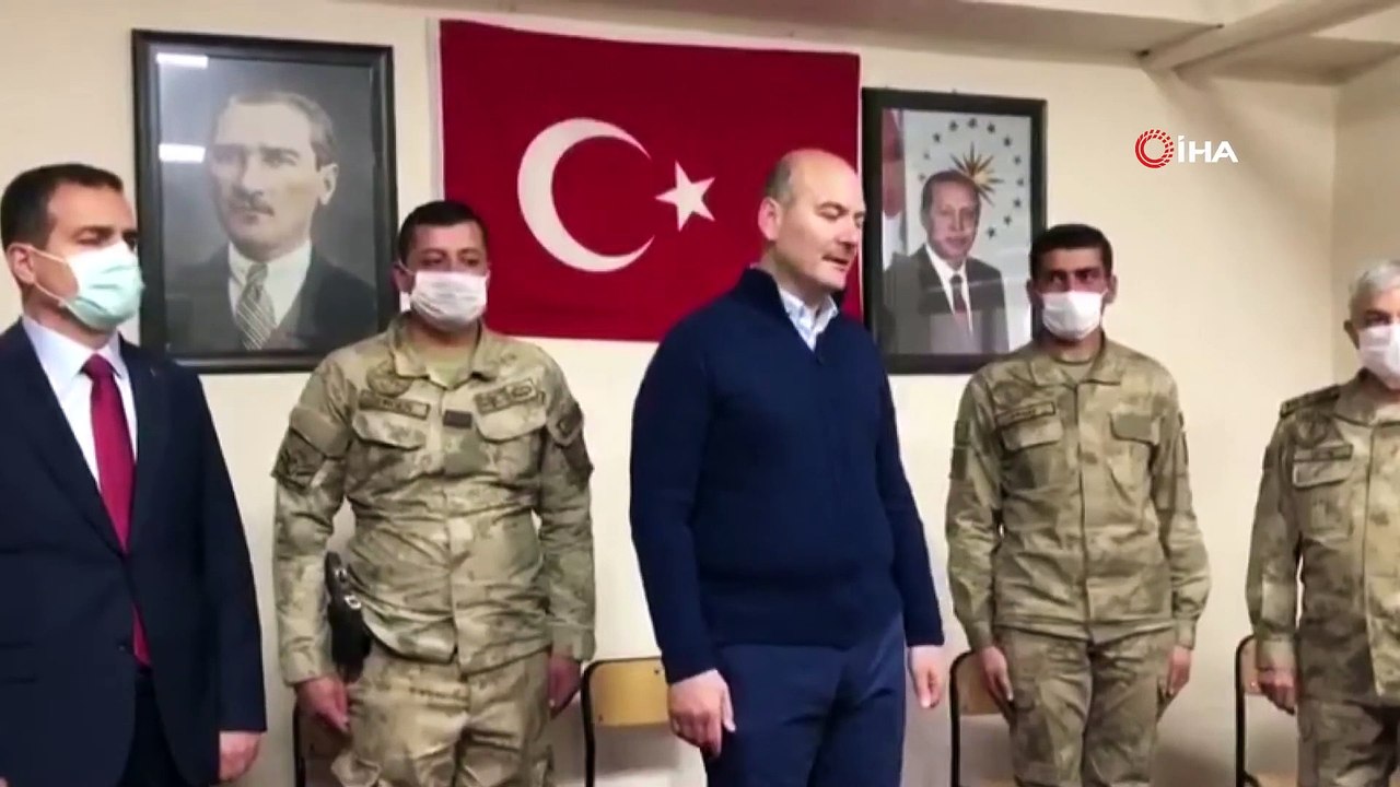 Bakan Soylu, Hakkari Üs Bölgelerinde Asker Ve Polislerle Bayramlaştı