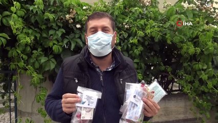 Bayramda mendil yerine çocuklara özel maske