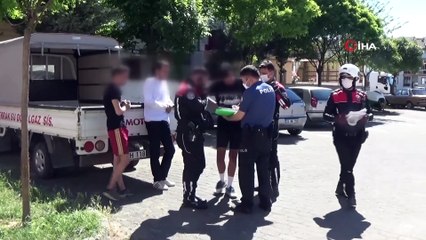 Bayramda hava almaya çıktılar, 9 bin TL ceza yediler