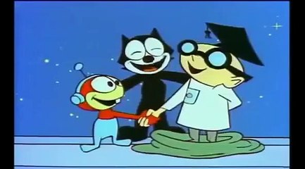 Classic Cartoons - Felix the Cat - "Sheriff  Felix vs. The Gas Cloud"_- (1959)