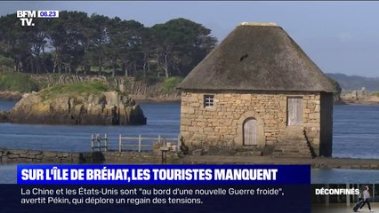 Sur l'île de Bréhat, les touristes manquent à l'appel