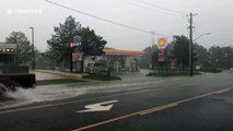 Heavy rain and flash flooding hit Ontario, Canada