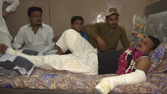 ‘I saw fire everywhere’: survivor recounts Pakistan crash that killed 97 people