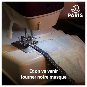 Tuto couture : à l'aide d'une machine à coudre, confectionnez votre masque en tissu certifié AFNOR !
