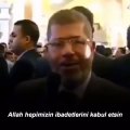 Mursi'nin bayram tebriği videosu gözleri yaşarttı