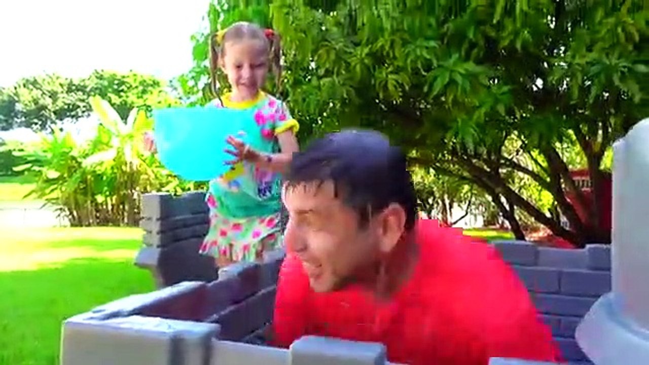 Stacy and Abi play together in children's games.