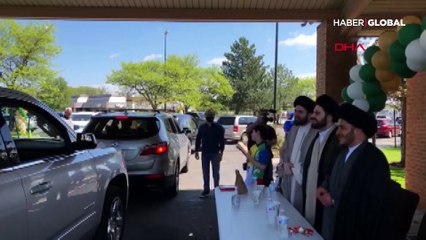 ABD'de yaşayan Müslümanlardan bayramlaşmaya koronavirüs ayarı