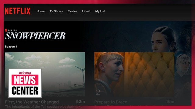 TV series adaptation of director Bong's 2013 movie 'Snowpiercer' released on Mon. through Netflix