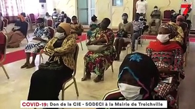 Dons en vivres et non-vivres offerts aux foyers vulnérables de Treichville par la CIE SODECI