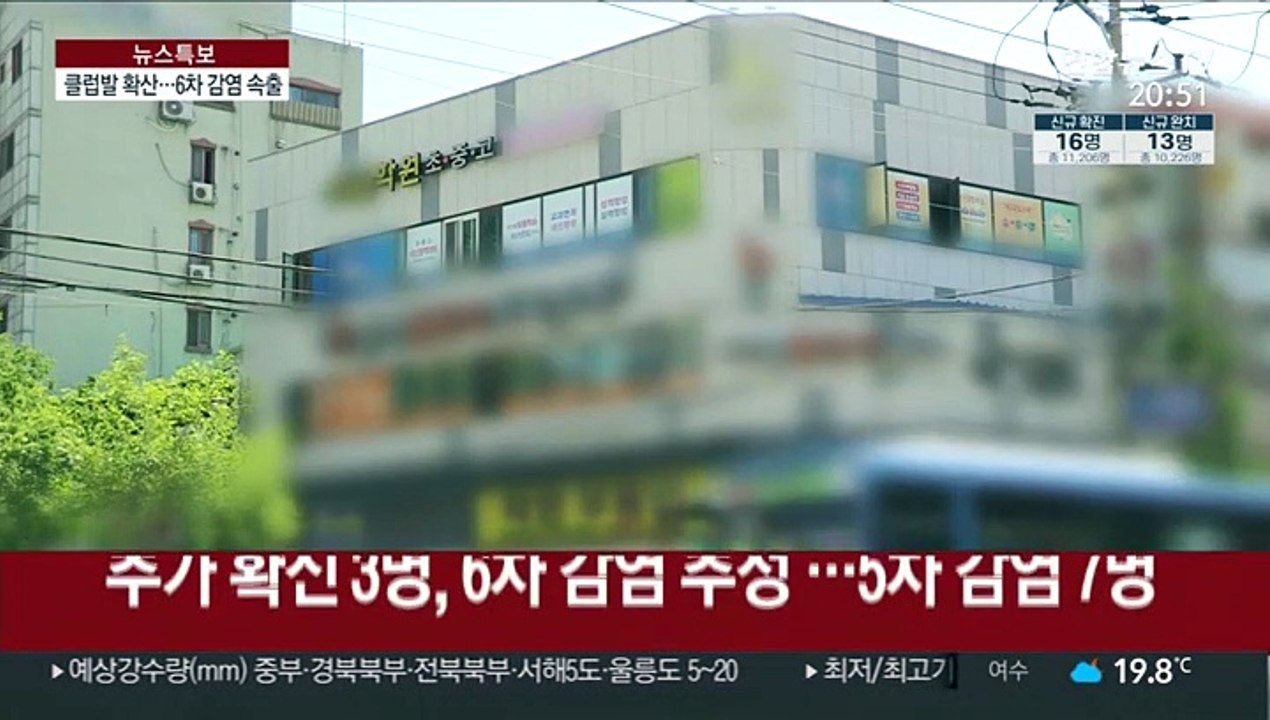 이태원 클럽발 연쇄감염 확산…6차 감염도 속출
