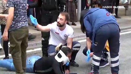 Köpeklerden korkan genç kadın dehşeti yaşadı!