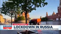 Coronavirus: Russia remains in lockdown as cases top 350,000