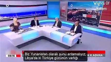Libya'daki gelişmeler sonrası Yunan profesörün Türkiye sözleri stüdyoda buz kesti