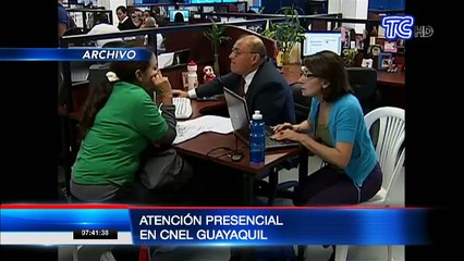 Desde hoy, se reanuda la atención presencial en dos oficinas de CNEL en Guayaquil