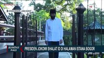 Jokowi, Iriana, dan Kaesang Shalat Idul Fitri di Istana Bogor
