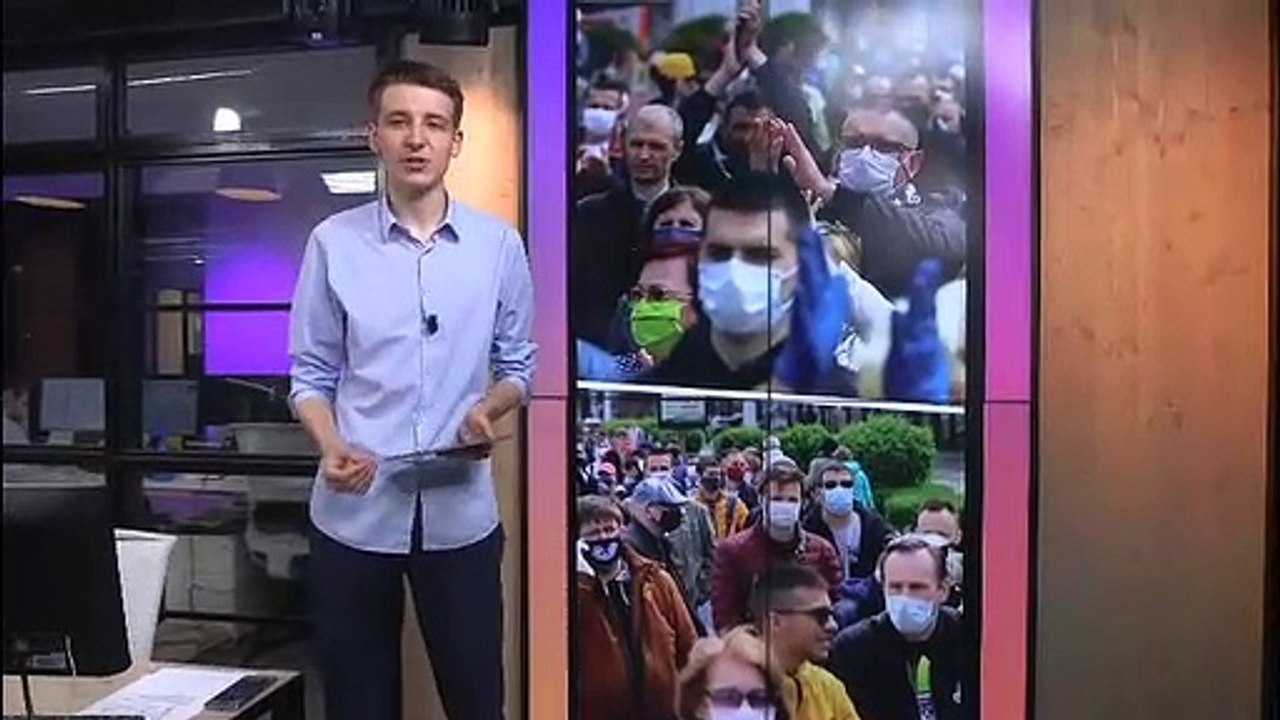 Belarus: Hundreds protest in Minsk against President Lukashenko