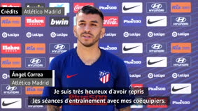 Atlético - Correa : Nous avons besoin de jouer au football