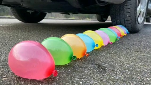 Crushing Crunchy & Soft Things by Car! Experiment: Car vs Coca Cola, Mirinda vs Fanta, Pepsi