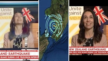 Earthquake Strikes During New Zealand PM Jacinda Ardern's Interview