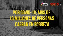 Por COVID-19, más de 16 millones de personas caerán en pobreza