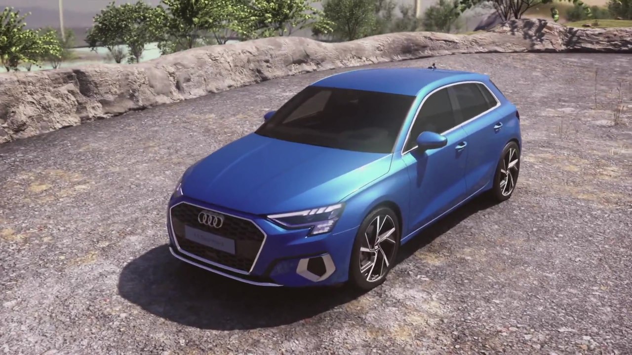 Audi A3 Sportback - Fahrwerk Animation