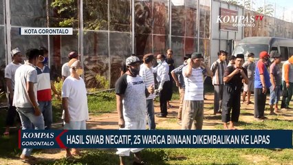 Hasil Swab Negatif, 25 Warga Binaan Dikembalikan Ke Lapas