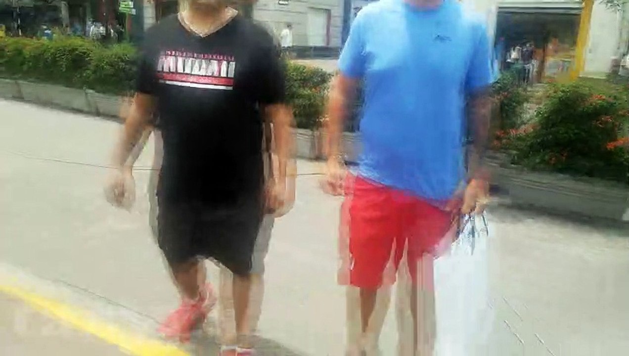 HINCHAS DE RIVER PLATE Pasean Por Parque Kennedy ALIANZA LIMA vs. RIVER PLATE COPA LIBERTADORES 2019