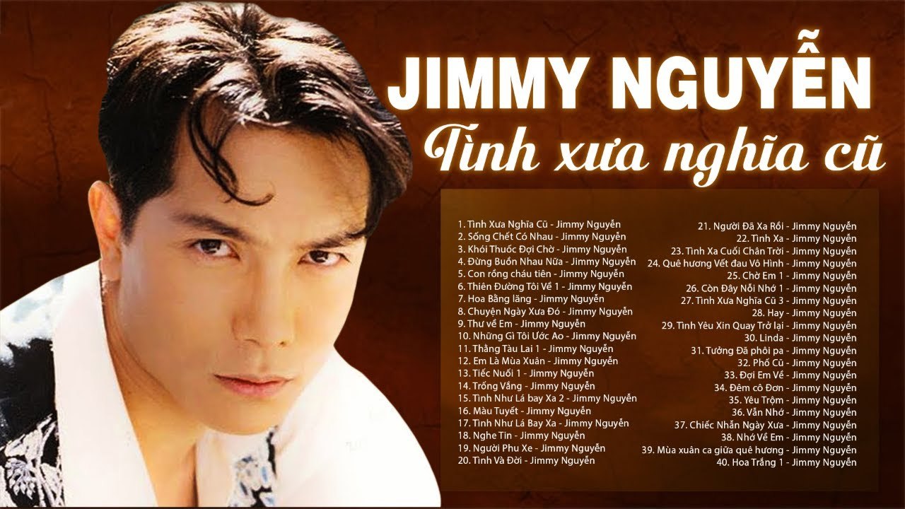 TÌNH XƯA NGHĨA CŨ - JIMMY NGUYỄN  Nhạc Trẻ Hải Ngoại Đỉnh Cao Một Thời 7X 8X 9X Nghe là Khóc