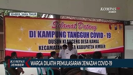 Warga Dilatih Pemulasaran Jenazah Covid-19