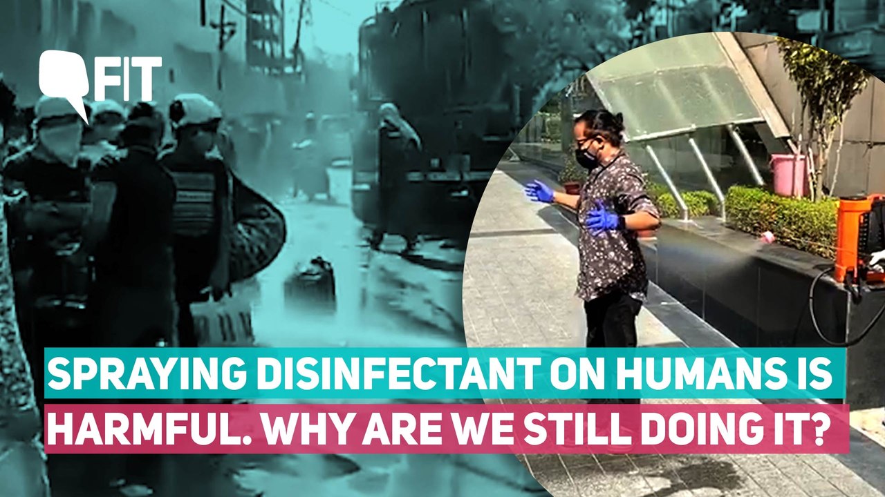 COVID-19 | Spraying Disinfectant On Humans: Effective Or Harmful?