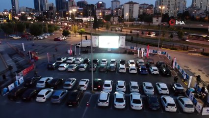 İstanbul’da vatandaşlara ’açık hava sinema’ hediyesi