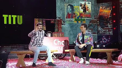 Bhuvan Bam with Karan Johar @ YouTube FanFest Mumbai 2019