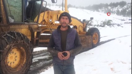 Haziran ayına sayılı günler kala karla mücadele